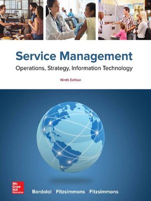 cover image of Service management operations, strategy, information technology